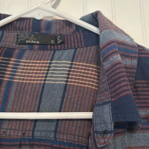 Prana flannel button up shirt